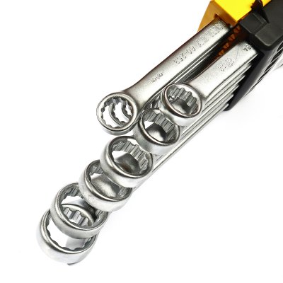 ชุดประแจแหวนข้างฯ STANLEY 13ชิ้น 1/4-1" แพคPVC รุ่น CWB