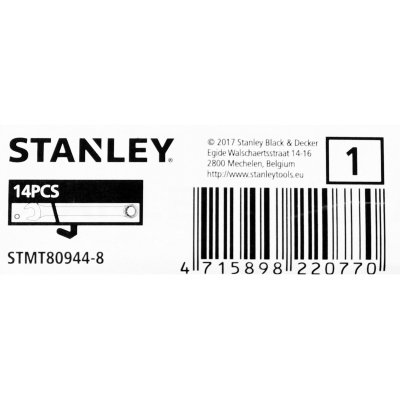 ชุดประแจแหวนข้างฯ STANLEY 14 ชิ้น ซองผ้า (8-32 มม/8-24 มม) รุ่น CWB