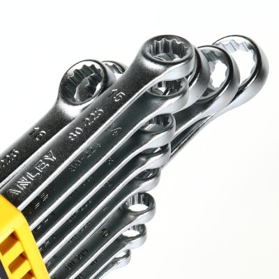 ชุดประแจแหวนข้างฯ STANLEY 14ชิ้น 8-24มม แพคPVC รุ่น CWB