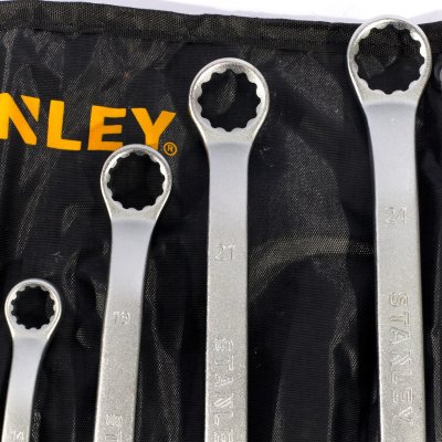 ชุดประแจแหวนคู่ STANLEY 9 ชิ้น ขนาด 6x7-22x24 มม. รุ่น CWB