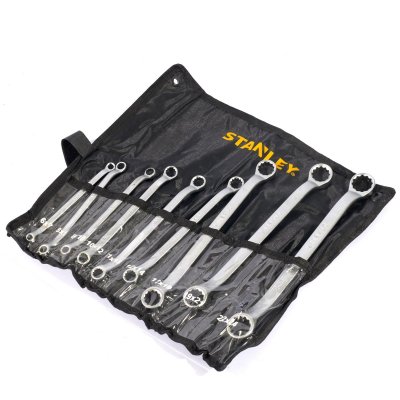 ชุดประแจแหวนคู่ STANLEY 9 ชิ้น ขนาด 6x7-22x24 มม. รุ่น CWB