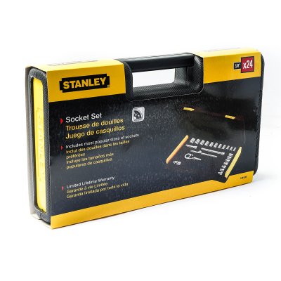 ชุดลูกบ็อก 6 เหลี่ยม STANLEY 3/8 นิ้ว 24 ชิ้น รุ่น 89-035
