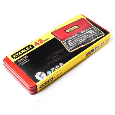 ชุดลูกบ็อก STANLEY 43 ชิ้น ขนาด 1/2 นิ้ว รุ่น 89-509