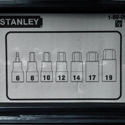 ชุดลูกบ็อกเดือย 6 เหลี่ยม STANLEY 1/2 นิ้ว 7 ชิ้น รุ่น 89-099