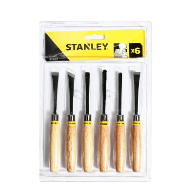 ชุดสิ่วแกะสลักไม้ STANLEY 6 ชิ้น รุ่น 16-120