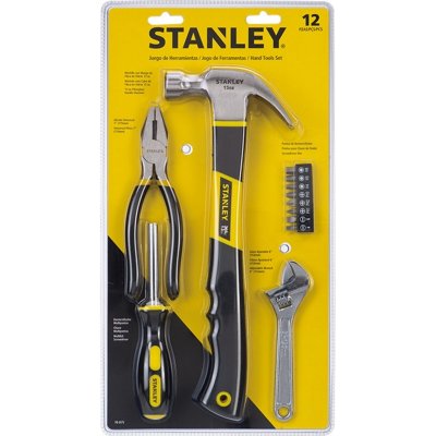 ชุดเครื่องมือ 12 ชิ้น แผงแขวน STANLEY รุ่น 70-875
