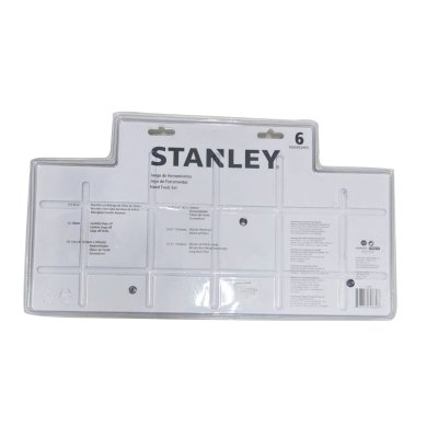 ชุดเครื่องมือ 6 ชิ้น แผงแขวน STANLEY รุ่น 70-880