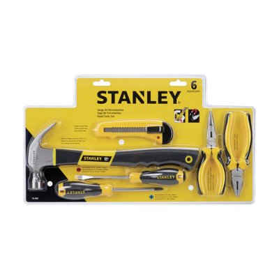 ชุดเครื่องมือ 6 ชิ้น แผงแขวน STANLEY รุ่น 70-880
