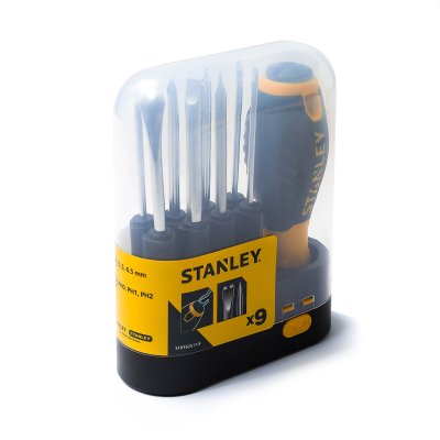 ชุดไขควง9ชิ้น เปลี่ยนหัวได้ STANLEY รุ่น STHT62511-8