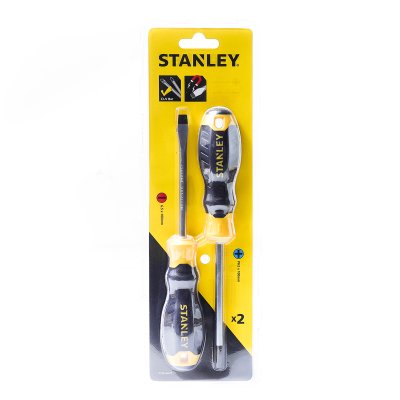 ชุดไขควง 2 ชิ้น ปากแฉก-ปากแบน STANLEY รุ่น STMT66670