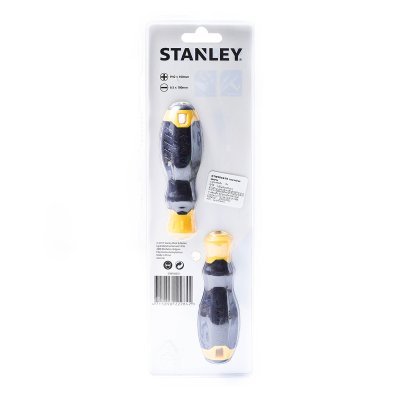 ชุดไขควง 2 ชิ้น ปากแฉก-ปากแบน STANLEY รุ่น STMT66670