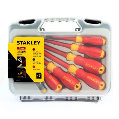 ชุดไขควงกันไฟ+ไขควงวัดไฟ STANLEY 7ชิ้น รุ่น STMT60175