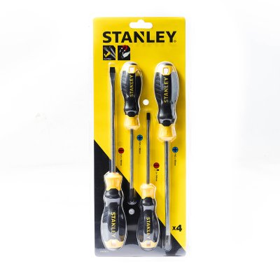 ชุดไขควงด้ามยาง 4 ชิ้น ปากแฉก-ปากแบน STANLEY รุ่น STMT66671