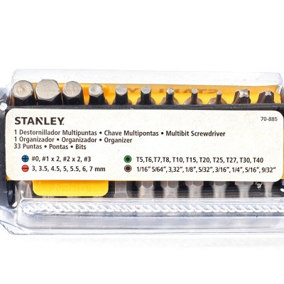 ชุดไขควงเปลี่ยนหัวได้ STANLEY 34 หัว รุ่น 70-885