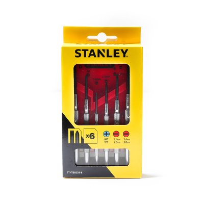 ชุดไขควงเหล็กขนาดเล็ก6ชิ้น STANLEY รุ่น STHT66039-8