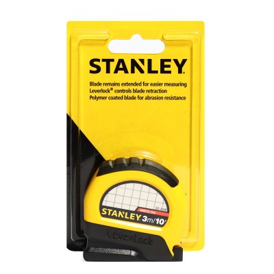 ตลับเมตร LEVERLOCK 3 เมตร STANLEY รุ่น 5-30-808