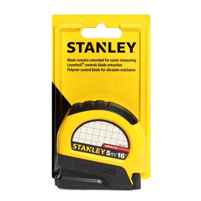 ตลับเมตร LEVERLOCK 5 เมตร STANLEY รุ่น 5-30-815