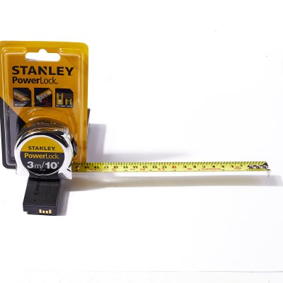 ตลับเมตร MICRO POWERLOCK 3 เมตร STANLEY รุ่น 33-523-20-159