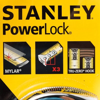 ตลับเมตร MICRO POWERLOCK 5 เมตร STANLEY รุ่น 33-553-20-159