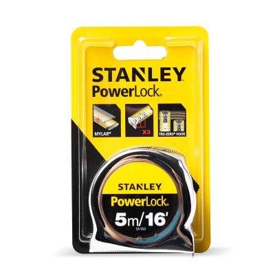 ตลับเมตร MICRO POWERLOCK 5 เมตร STANLEY รุ่น 33-553-20-159