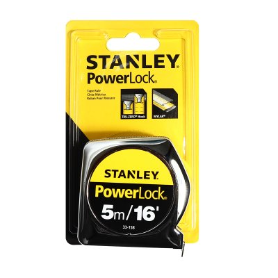ตลับเมตร POWERLOCK 5 เมตร STANLEY รุ่น 33-158-21-109