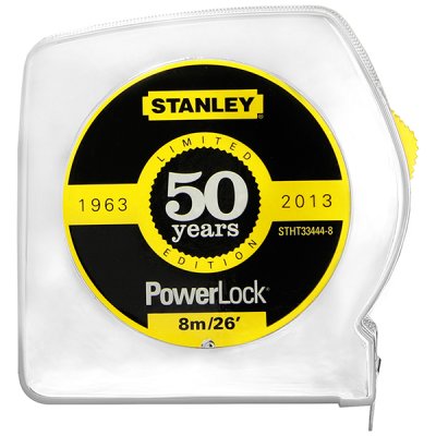 ตลับเมตรเพาเวอร์ล็อค Stanley 8M.x25MM. #STHT33444-8