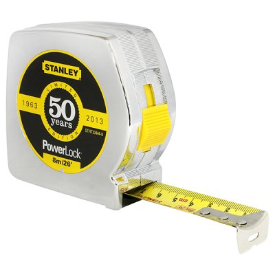 ตลับเมตรเพาเวอร์ล็อค Stanley 8M.x25MM. #STHT33444-8