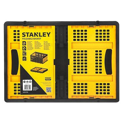 ตะกร้าพลาสติกพับได้ #SX-WTD-FT505 รับน้ำหนักได้ Stanley 25KG