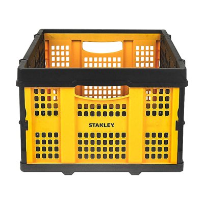 ตะกร้าพลาสติกพับได้ #SX-WTD-FT505 รับน้ำหนักได้ Stanley 25KG