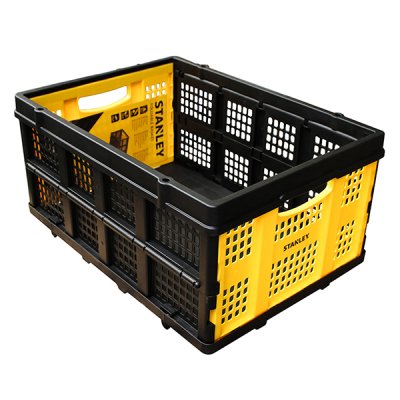 ตะกร้าพลาสติกพับได้ #SX-WTD-FT505 รับน้ำหนักได้ Stanley 25KG