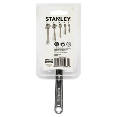 ประแจเลื่อนชุบขาว Stanley (6″ #STMT87431-8/12″ #87-434/18″ #87-371)