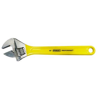 ประแจเลื่อนด้ามหุ้มยาง Stanley 18″ #87-796