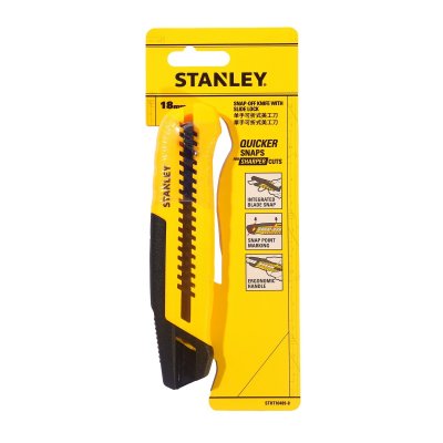 มีดคัตเตอร์ 18 มม. หักใบ งานเบา STANLEY รุ่น STHT10489-8