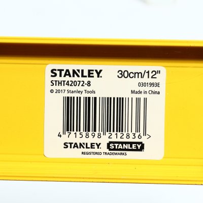 ระดับน้ำ I-BEAM STANLEY 2 ลูกน้ำ 12 นิ้ว รุ่น STHT42072-8