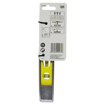 ระดับน้ำทอปิโด อลูมิเนียม Stanley 9″ #42-465 แถบแม่เหล็ก