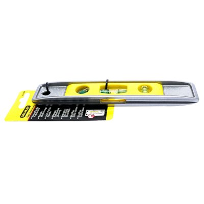 ระดับน้ำทอปิโด อลูมิเนียม Stanley 9″ #42-465 แถบแม่เหล็ก