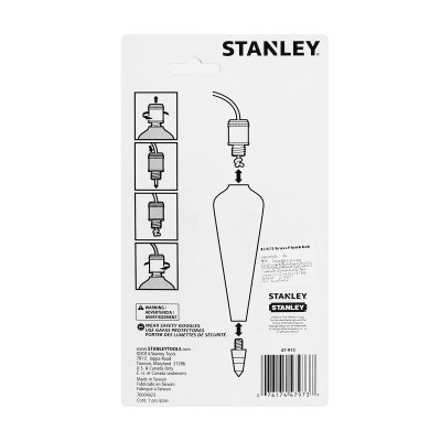 ลูกดิ่งทองเหลือง STANLEY 8 ออนซ์ รุ่น 47-973
