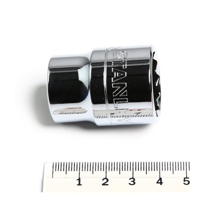 ลูกบ็อกสั้น 12 เหลี่ยม STANLEY 1/2 นิ้ว ขนาด 22 รุ่น 72-973