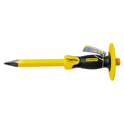 สกัดมือจับหุ้มยาง ปลายแหลม #16-329 Stanley 3/4″ 12″