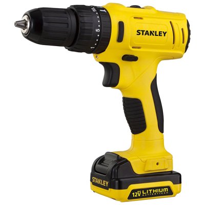 สว่านกระแทกไร้สาย Stanley 12V พร้อมแบตเตอรี่ 1.5Ah. รุ่น SCH121S2K-B1