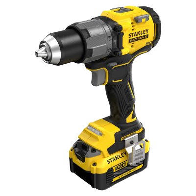 สว่านกระแทกไร้สาย พร้อมแบตเตอรี่ Stanley 4Ah 1 ก้อน รุ่น SBD726M1K-B1