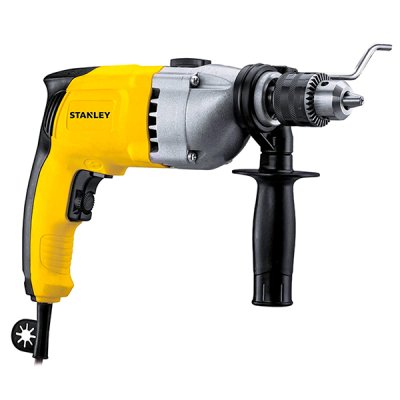 สว่านเจาะกระแทกไฟฟ้า Stanley 800W 13 MM. พร้อมเครื่องมือช่าง รุ่น STDH7213V-B1