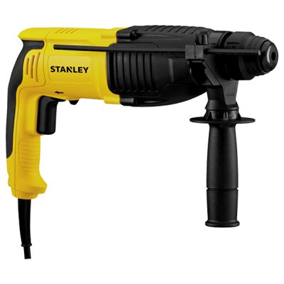 สว่านโรตารี่ Stanley 3 ระบบ 800W 26 MM. (เปลี่ยนหัวได้) พร้อมดอกสว่าน รุ่น SHR264KA-B1