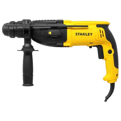 สว่านโรตารี่ Stanley 3 ระบบ 800W 26 MM. (เปลี่ยนหัวได้) พร้อมดอกสว่าน รุ่น SHR264KA-B1
