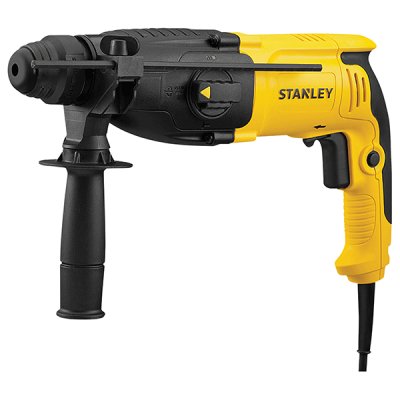 สว่านโรตารี่ Stanley 3 ระบบ 800W 26 MM. (เปลี่ยนหัวได้) พร้อมดอกสว่าน รุ่น SHR264KA-B1