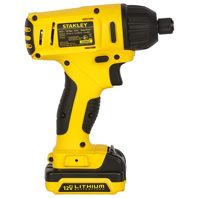 สว่านไขควงกระแทกไร้สาย Stanley 12V เบตเตอรี่ 1.5 Ah รุ่น SCI121S2-B1