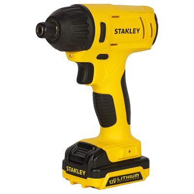 สว่านไขควงกระแทกไร้สาย Stanley 12V เบตเตอรี่ 1.5 Ah รุ่น SCI121S2-B1