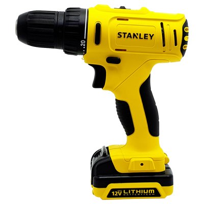 สว่านไร้สาย Stanley 12V แบตเตอรี่ 1.5 Ah รุ่น SCD121S2K-B1
