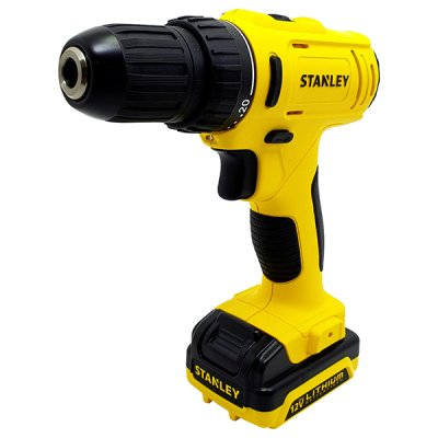 สว่านไร้สาย Stanley 12V แบตเตอรี่ 1.5 Ah รุ่น SCD121S2K-B1