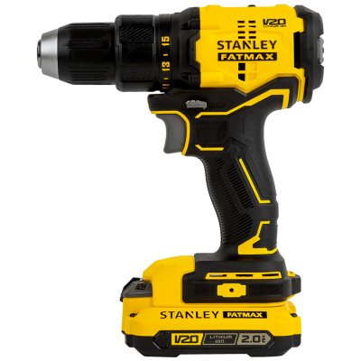 สว่านไร้สาย ไร้แปรงถ่าน Stanley 20V แบตเตอรี่ 2.0Ah รุ่น SBD710D2K-B1
